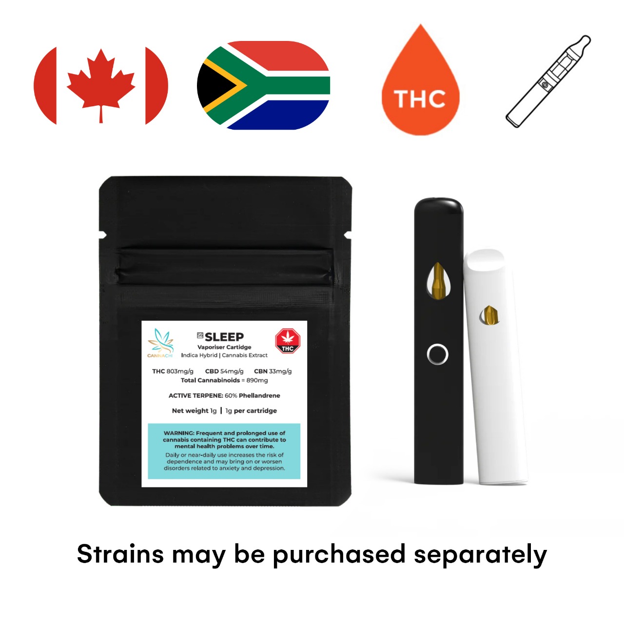 CannaChi - Sleep Vaporiser Cartridge
